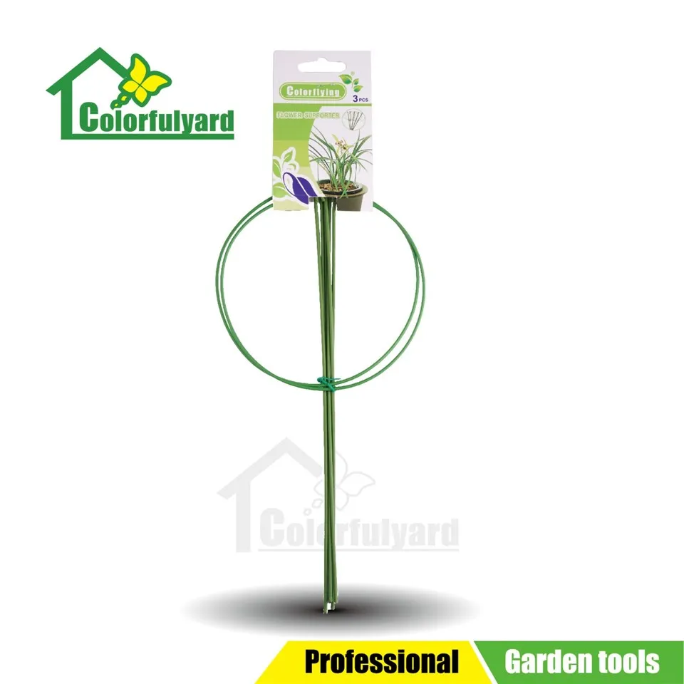 Plant support with 3 ring low price